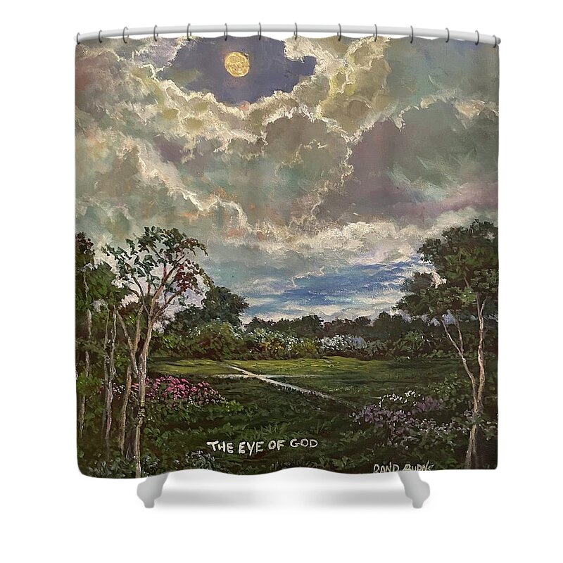 Clarity Shower Curtain featuring the painting Clarity Of Obscurity by Rand Burns
