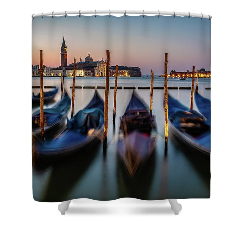 Italy Shower Curtain featuring the photograph Classic Venice by David Downs