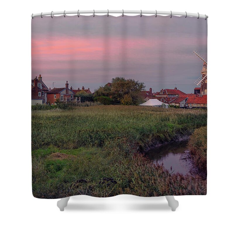 Cley Windmill Shower Curtains