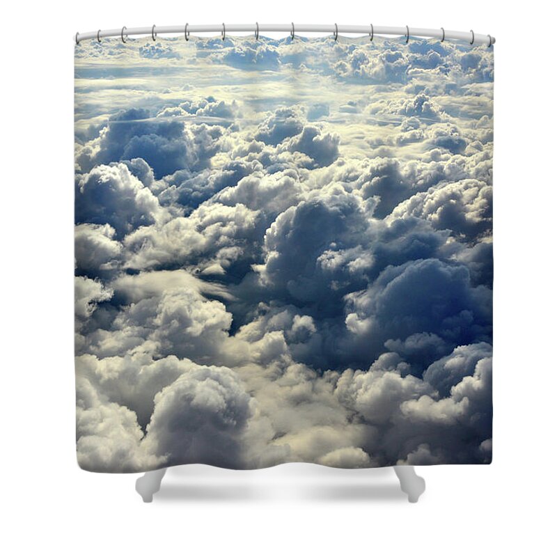 Cloud Shower Curtain featuring the photograph Clouds by Chris Smith