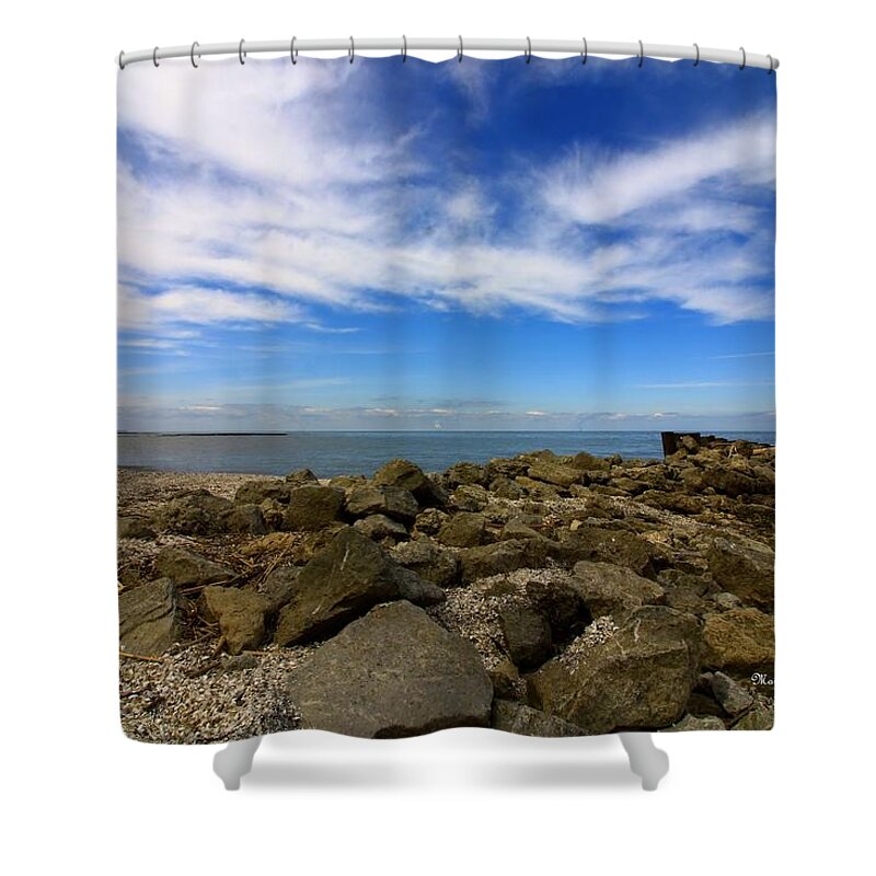 Lake Erie Shower Curtain featuring the photograph Coastal Ohio Series 3 by Mary Walchuck