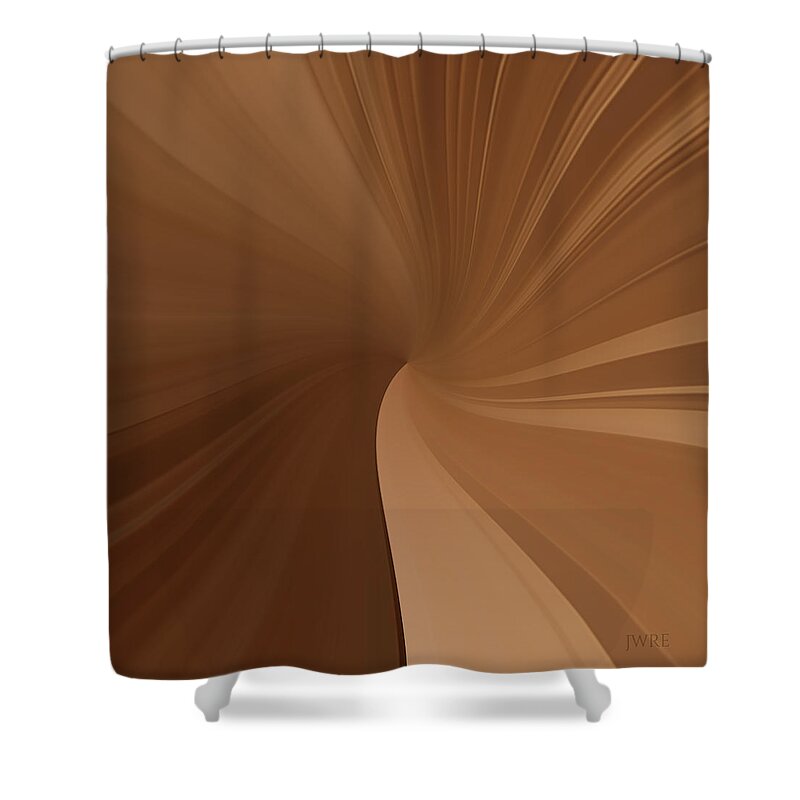 Coffee Shower Curtain featuring the digital art Coffee 2 by John Emmett