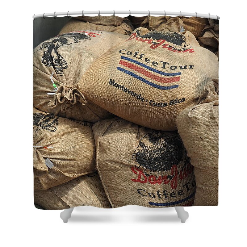 Coffee Shower Curtain featuring the photograph Happiness is a Really Good Cup of Coffee by Leslie Struxness