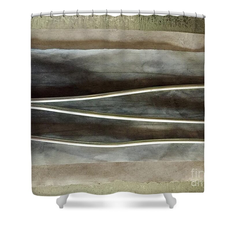Dynamic Shower Curtain featuring the photograph Collage Series 1-2 by J Doyne Miller