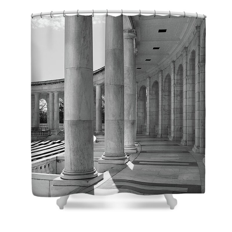 Columns Shower Curtain featuring the photograph Columns 2 by Mike McGlothlen
