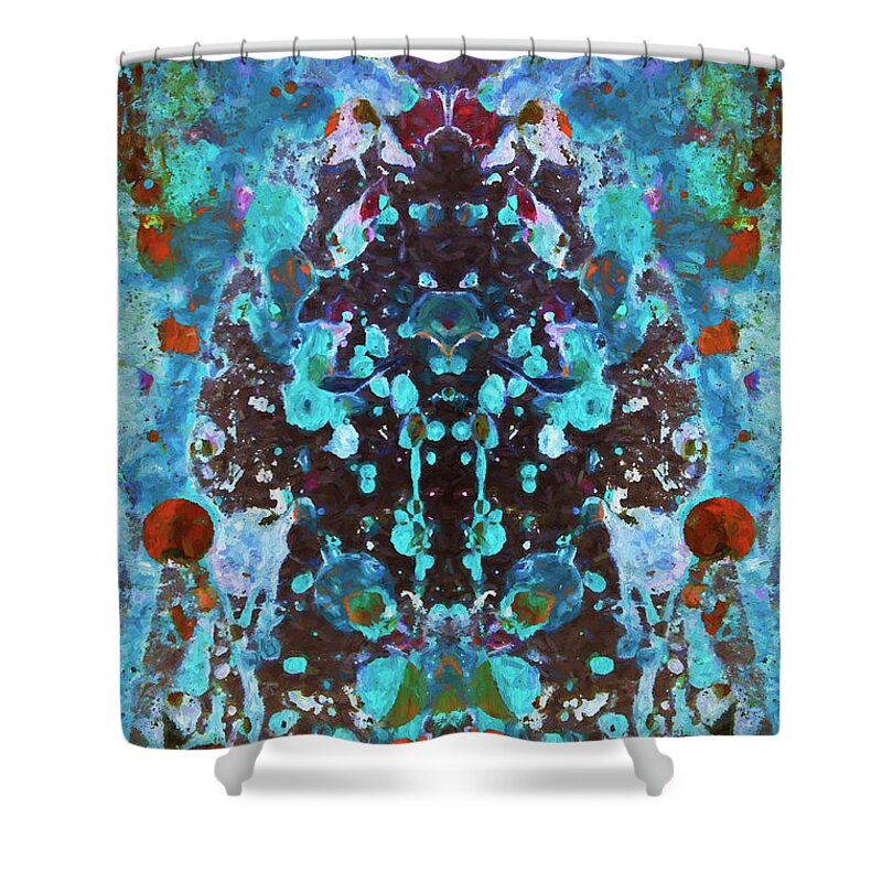 Digital Shower Curtain featuring the photograph Color Abstraction IV by David Gordon