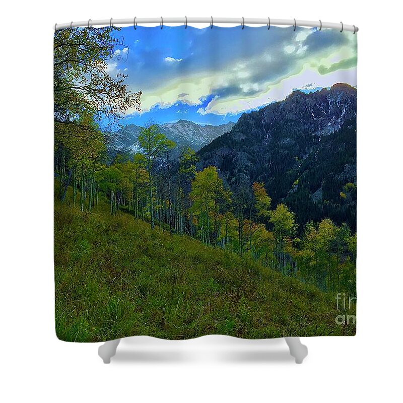  Shower Curtain featuring the photograph Color by Dennis Richardson