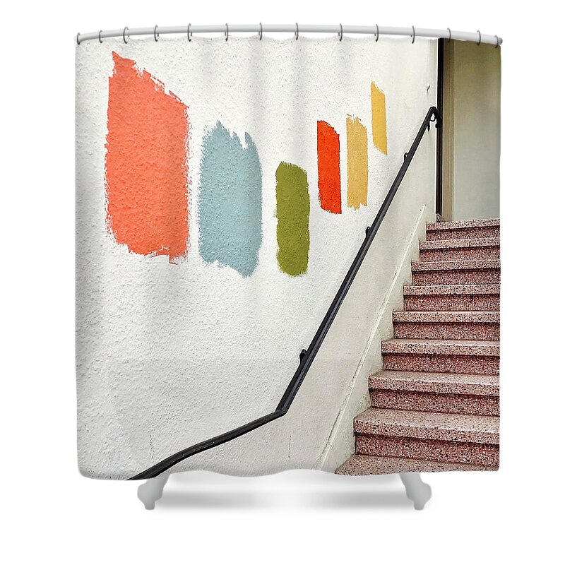  Shower Curtain featuring the photograph Color Swatches by Julie Gebhardt