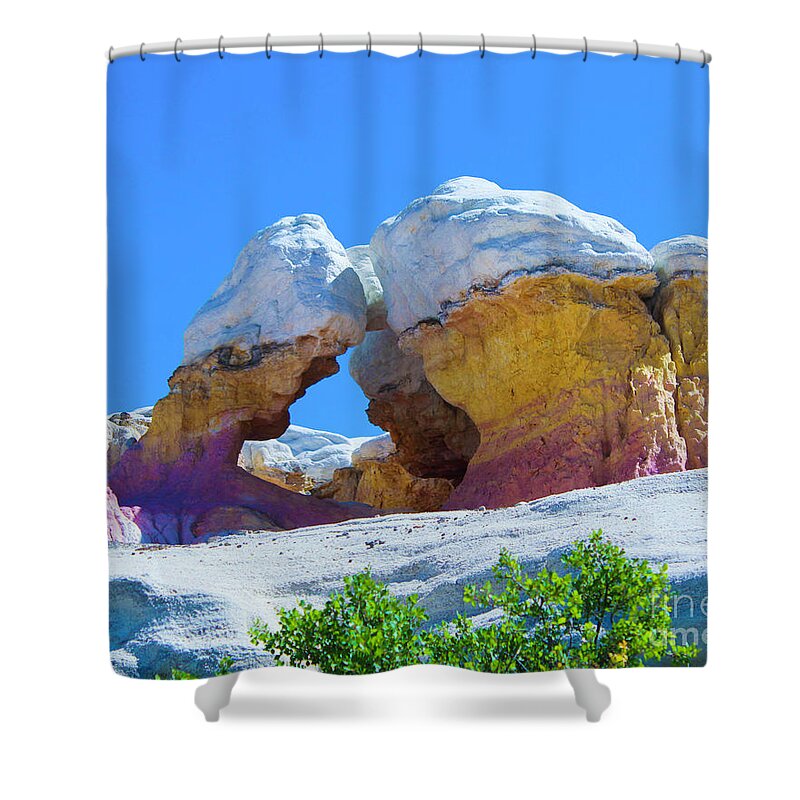 Rocks Shower Curtain featuring the photograph Colors of Colorado by Shirley Dutchkowski