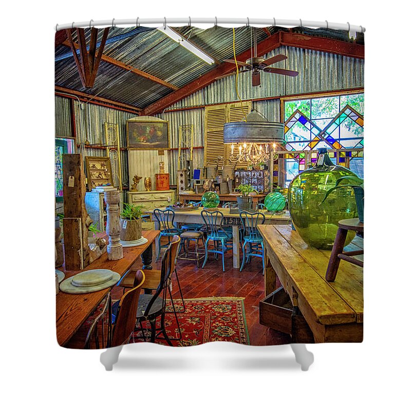 Texas Hill Country Shower Curtain featuring the photograph Colors of Times Past by Lynn Bauer