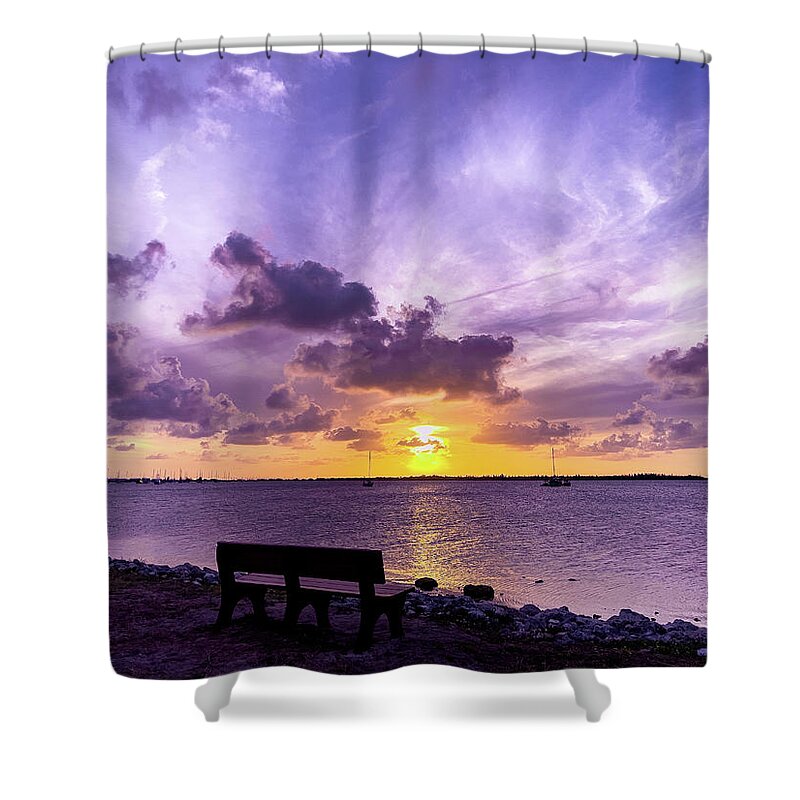Photography. Iphone Photography Shower Curtain featuring the photograph Come Sit With Me by Sue M Swank