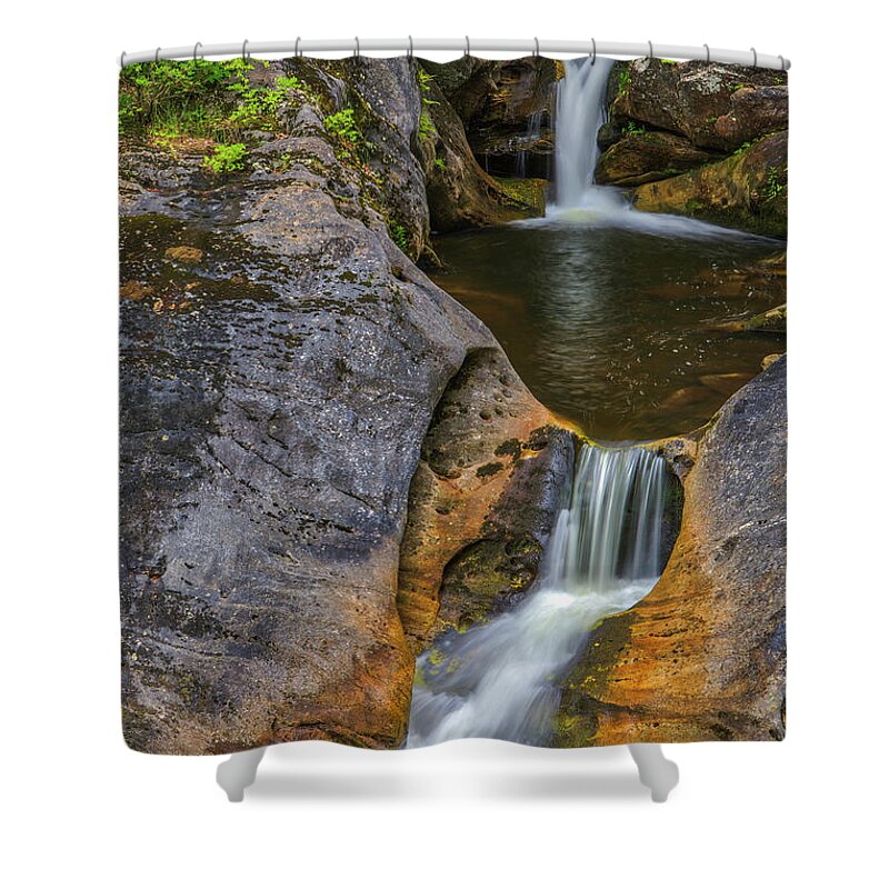 Connecticut Shower Curtain featuring the photograph Connecticut Kent Falls by Juergen Roth