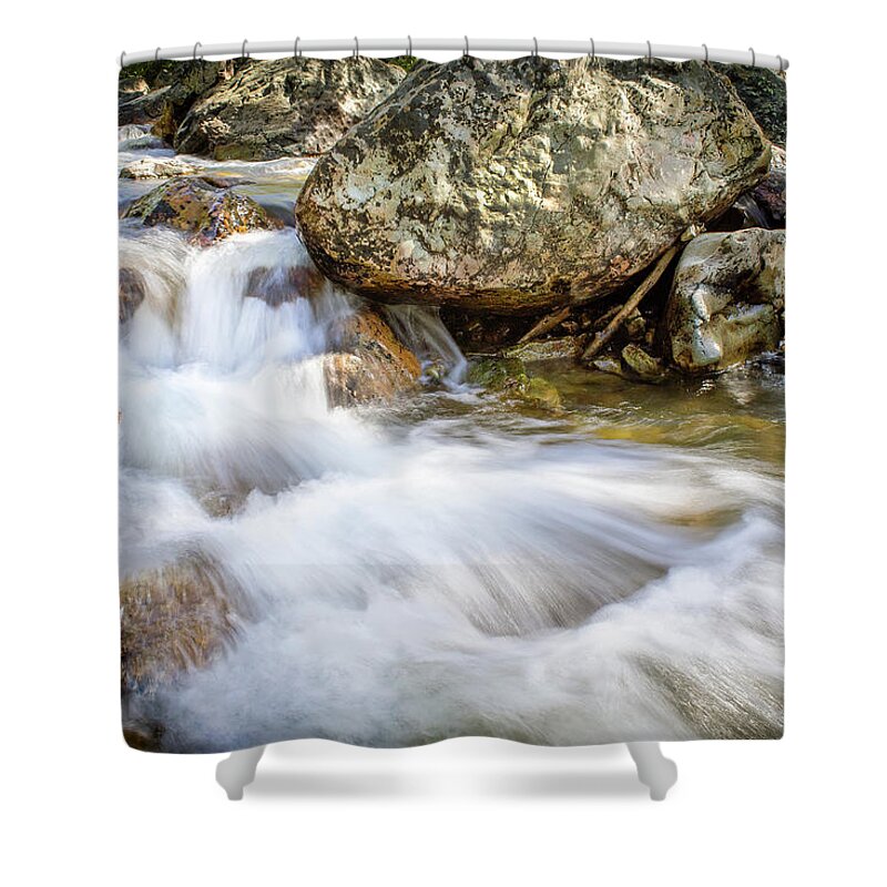 Sierra City Shower Curtain featuring the photograph Cool Stream by Gary Geddes