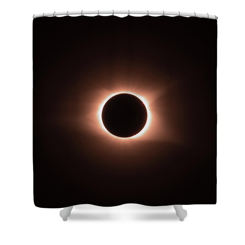 21 August 2017 Shower Curtain featuring the photograph Corona by Melissa Southern