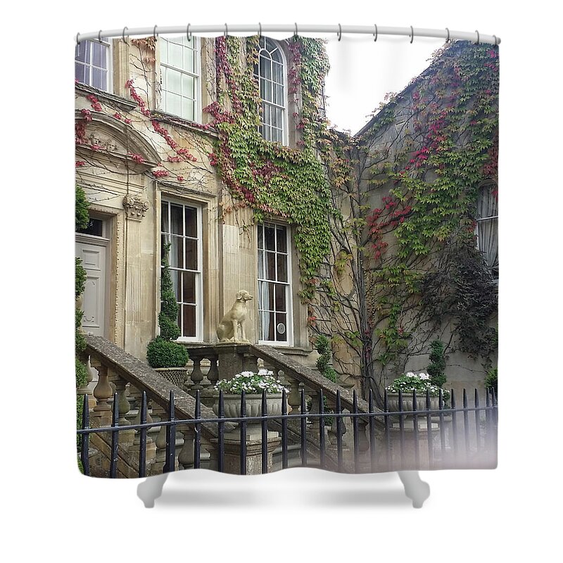 Cotswolds Shower Curtain featuring the photograph Cotswold Ivy by Roxy Rich