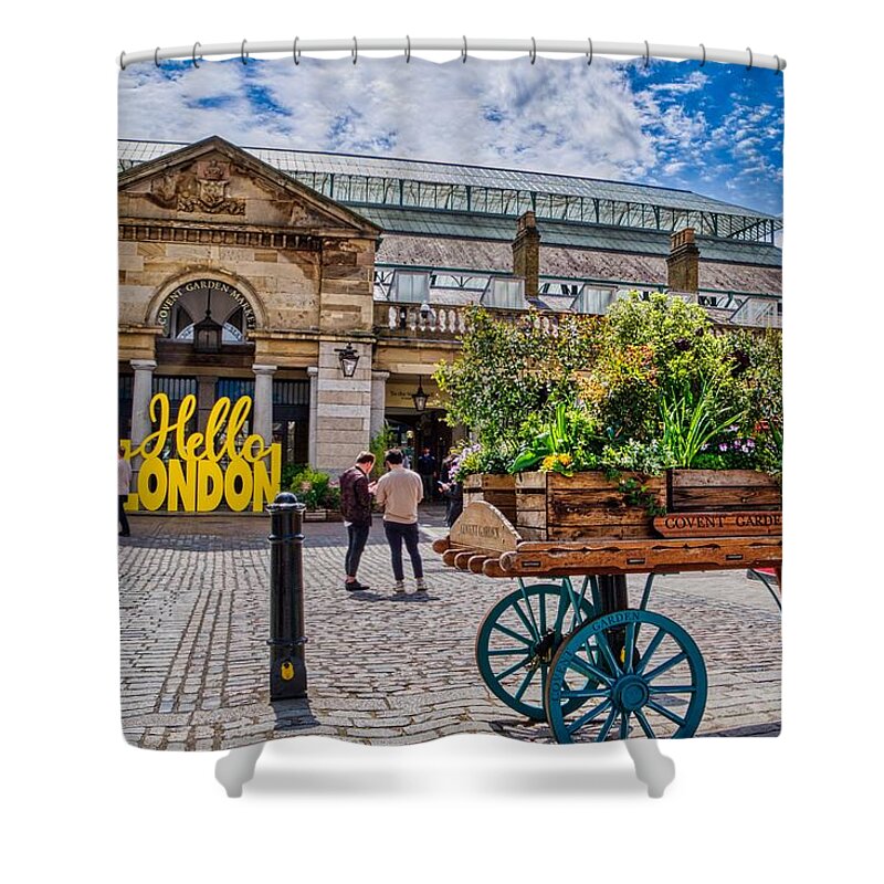 Covent Garden Market Shower Curtain featuring the photograph Covent Garden Market by Raymond Hill