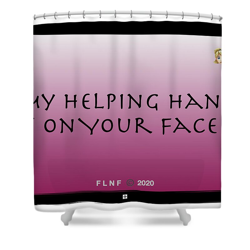 Covid-19 Shower Curtain featuring the photograph COVID-19 Face Mask No 13 by Fabiola L Nadjar Fiore