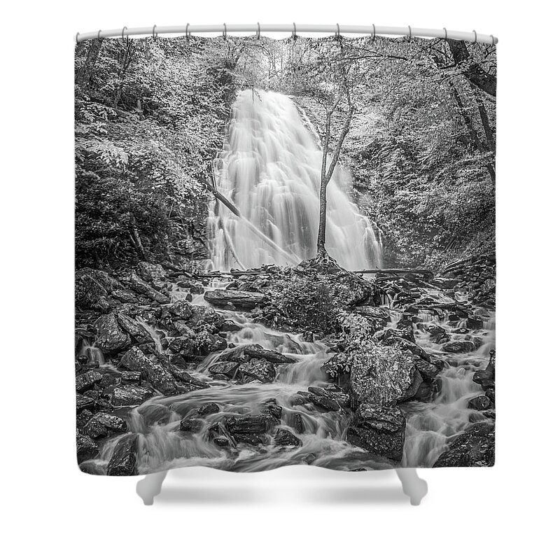 Waterfall Shower Curtain featuring the photograph Crabtree Falls NC by Rob Hemphill