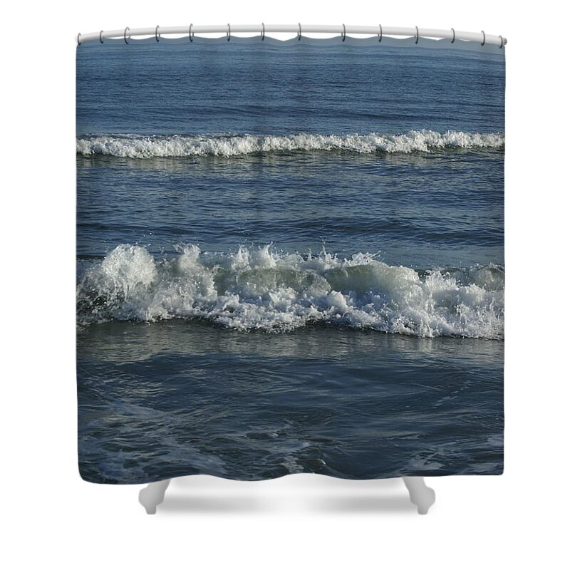 Shower Curtain featuring the photograph Crashing by Heather E Harman