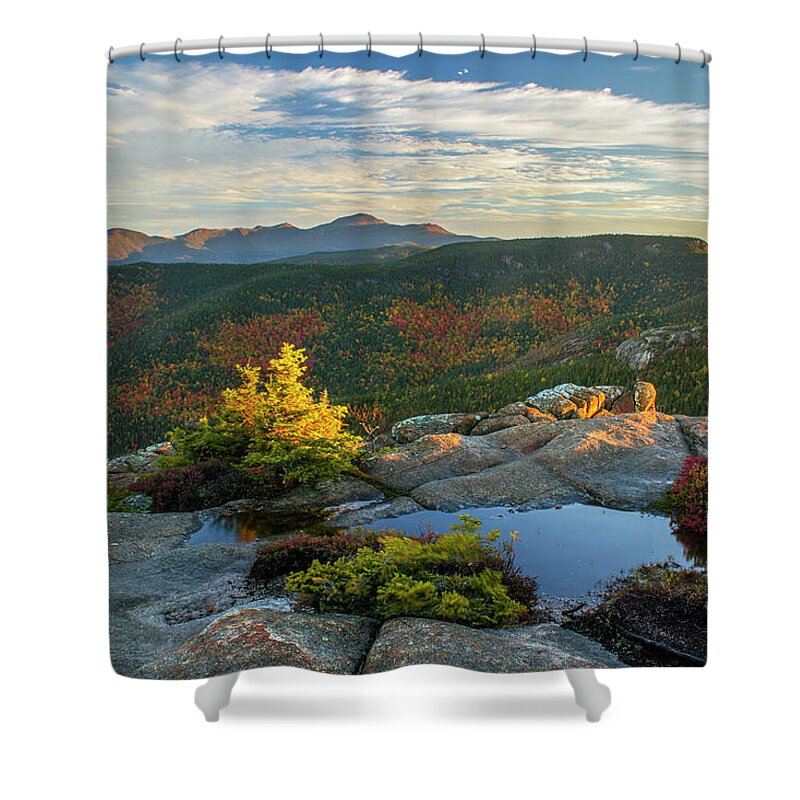 Crawford Shower Curtain featuring the photograph Crawford Sunrise by White Mountain Images