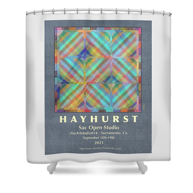 Posters Shower Curtain featuring the digital art Crossroads by Steve Hayhurst