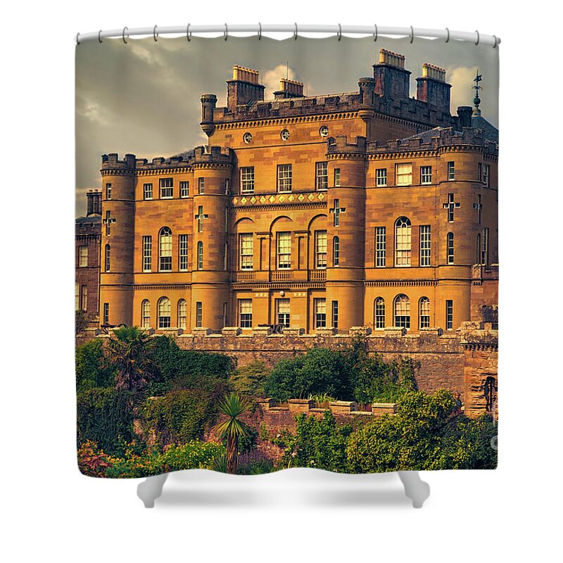 Culzean Castle Shower Curtain featuring the photograph Culzean Castle by Kype Hills