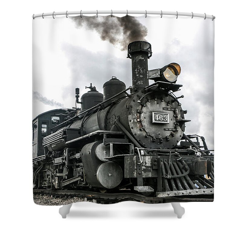 Antonito Shower Curtain featuring the photograph Cumbres and Toltec Scenic Railroad by Dawn Richards