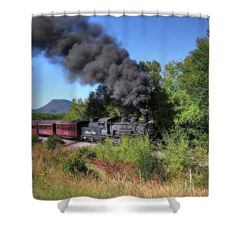 Fine Art Shower Curtain featuring the photograph Cumbres Toltec Railroad II by Robert Harris