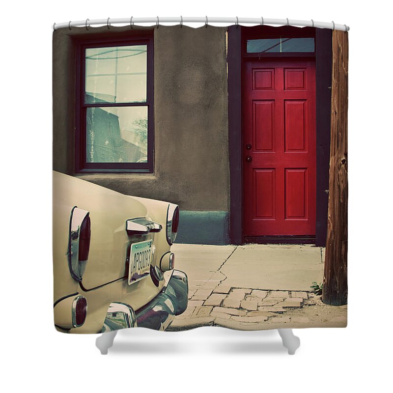 Doors Shower Curtain featuring the photograph Curb Appeal by Carmen Kern