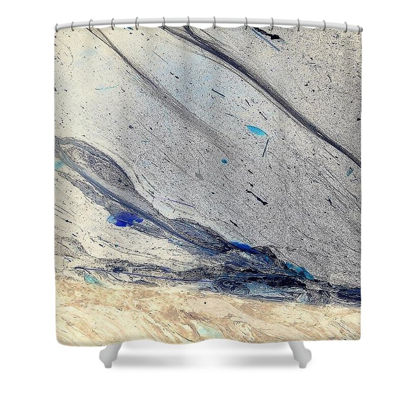 Surreal-nature-photos Shower Curtain featuring the digital art Current by John Hintz