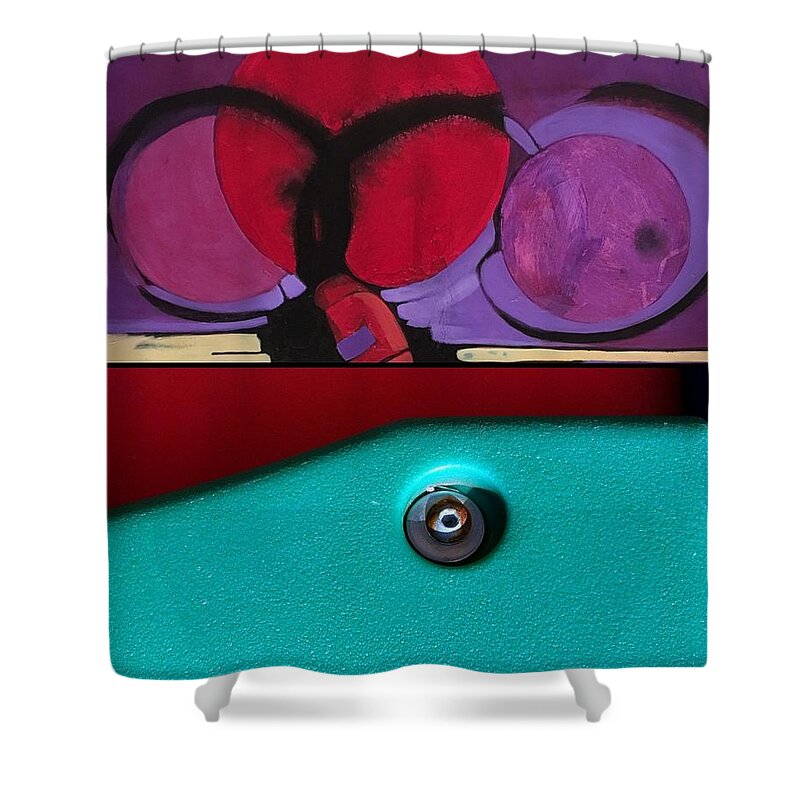 Design Shower Curtain featuring the painting Custom 2 by Marlene Burns