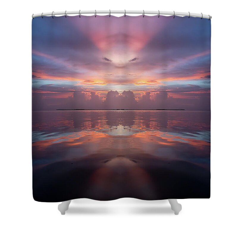 From My Kayak Shower Curtain featuring the photograph Dancing Spirit of Florida Bay by Louise Lindsay