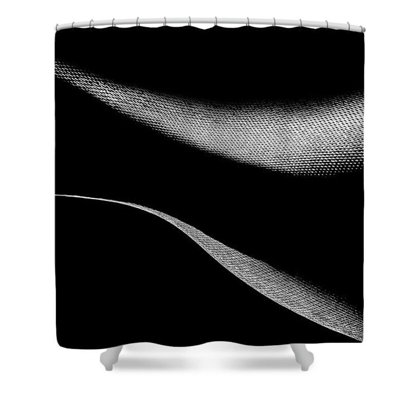 Abstracts Shower Curtain featuring the photograph Darkness II by Enrique Pelaez