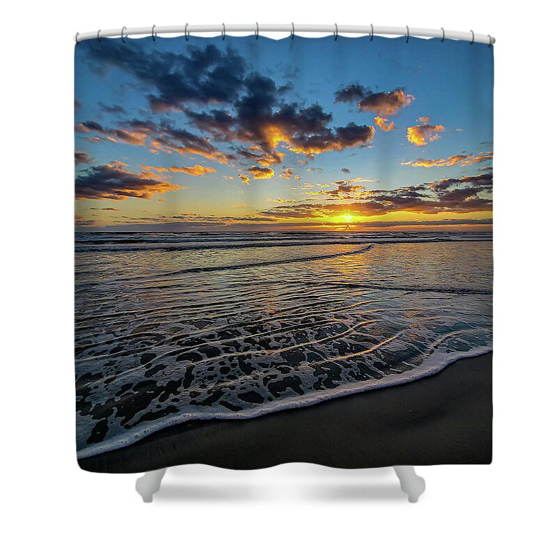 Daytona Beach Shower Curtain featuring the photograph Daytona Mornings by Susie Loechler