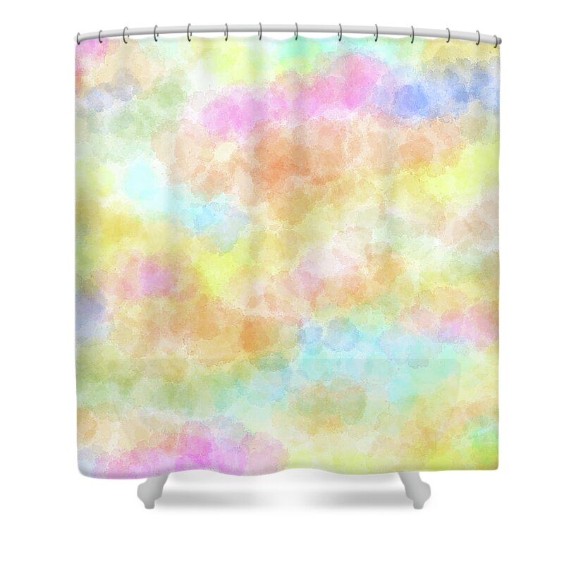 Digital Shower Curtain featuring the digital art Design 167 by Lucie Dumas