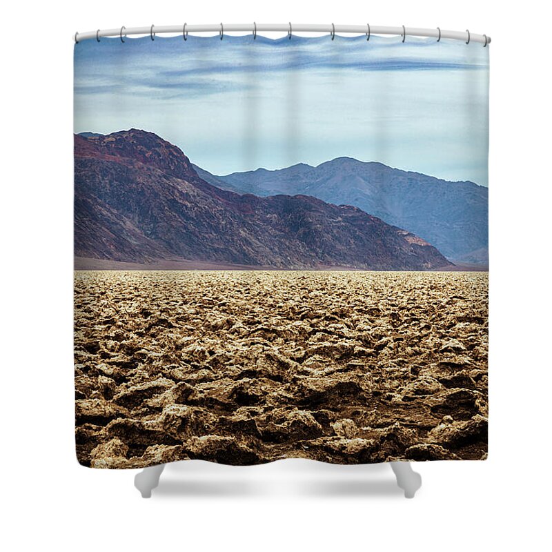National Park Shower Curtain featuring the photograph Devil's Golf Course by Mike Lee