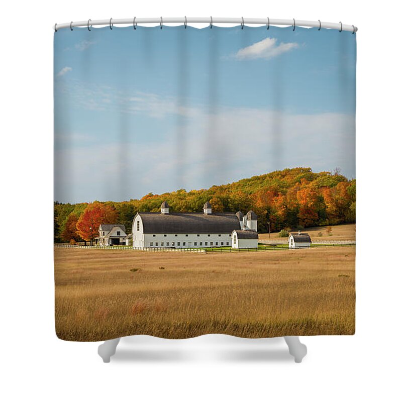 Dh Day Shower Curtain featuring the photograph Dh Day Farm by Steve L'Italien