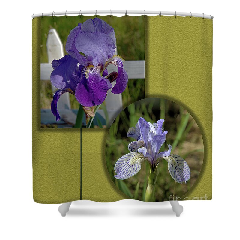 Flowers Shower Curtain featuring the photograph Distant Cousins by Kae Cheatham