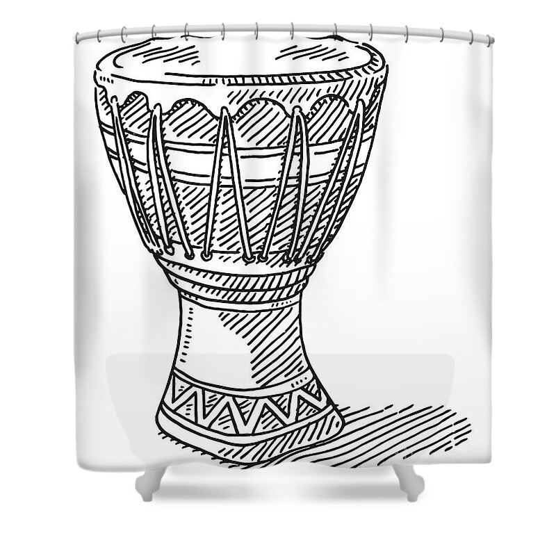 Djembe Shower Curtains