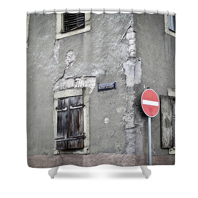 Germany Shower Curtain featuring the photograph Do not enter by Naomi Maya
