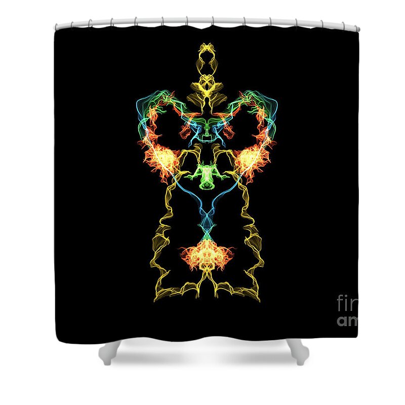 Blair Stuart Shower Curtain featuring the digital art Do you see what I see #2 by Blair Stuart
