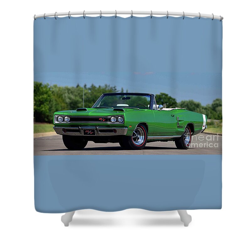 Dodge Shower Curtain featuring the photograph Dodge Hemi by Action