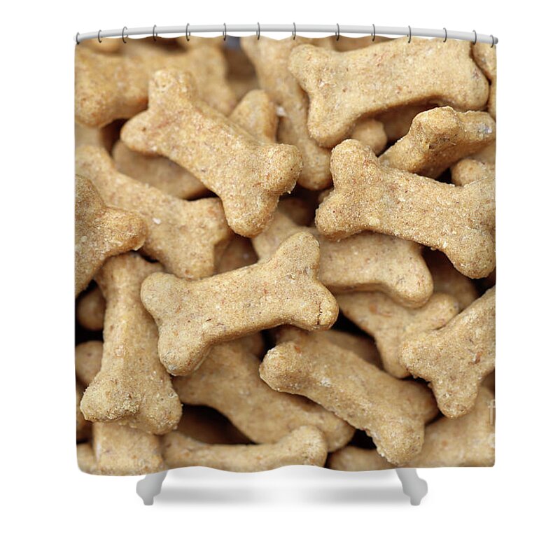Dog Shower Curtain featuring the photograph Dog Treats by Vivian Krug Cotton