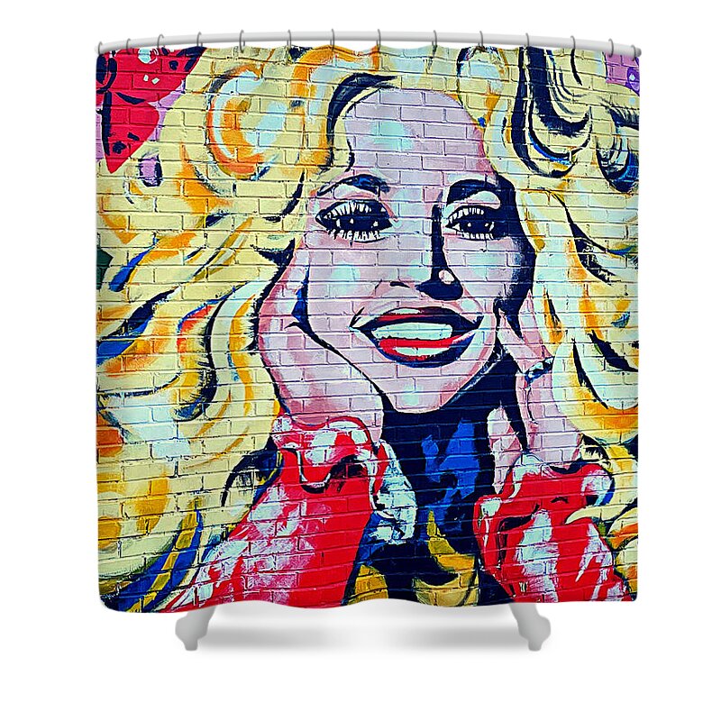 Mural Shower Curtain featuring the photograph Dolly By Golly by Lee Darnell