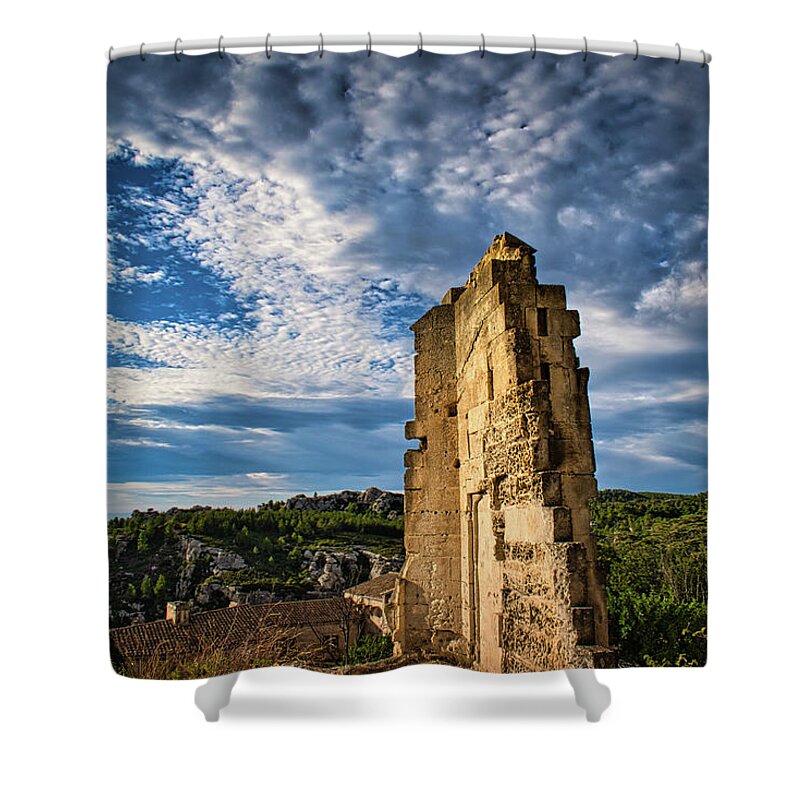 Castle Shower Curtain featuring the photograph Don't Ruin the View by Portia Olaughlin