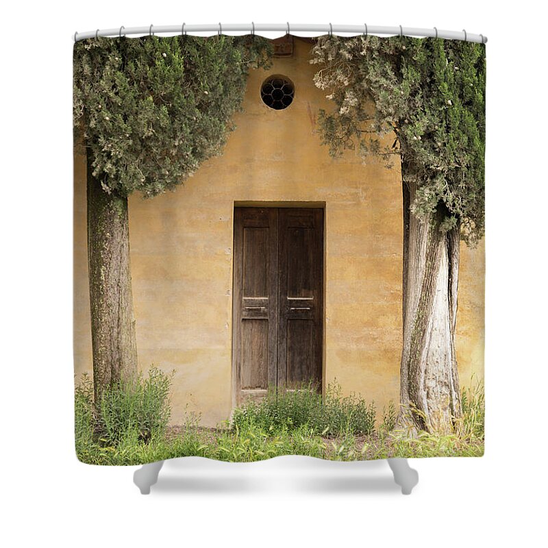 Italy Shower Curtain featuring the photograph Doorway, Tuscany, Italy by Sarah Howard