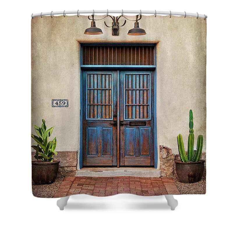 Doors Shower Curtain featuring the photograph Doubleheader by Carmen Kern