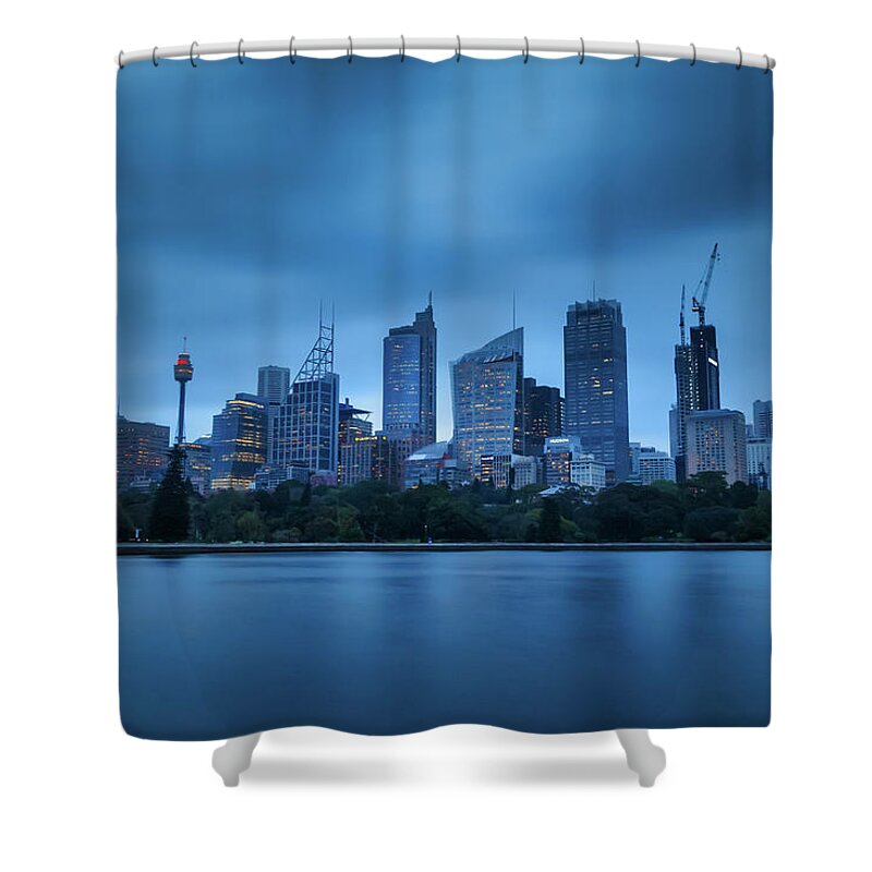 Australia Shower Curtain featuring the photograph Downtown Sydney by Rick Deacon