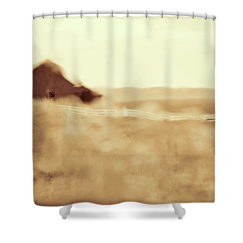 Eastern Washington Shower Curtain featuring the photograph Dreaming of the Barn by Eggers Photography