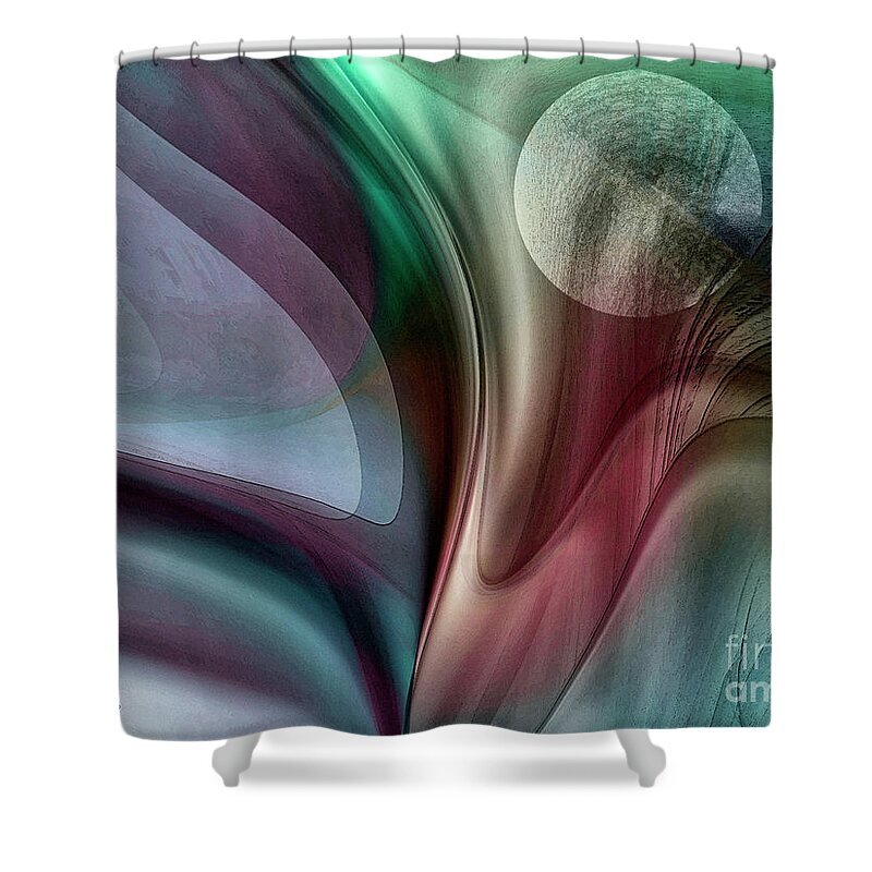 Dreams Shower Curtain featuring the digital art Dreams Don t End At Night by Leo Symon